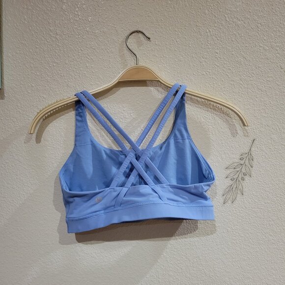 EUC Lululemon Energy Bra Light Blue Size 8 - Picture 3 of 5